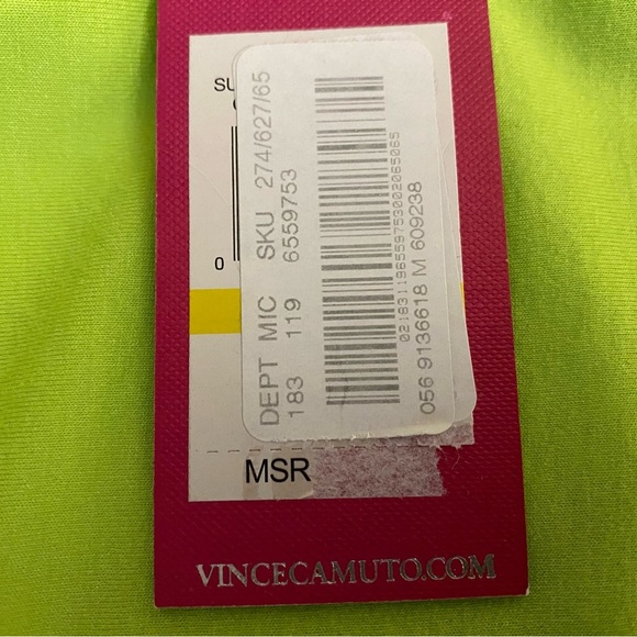 Vince Camuto Green Sleeveless Tank Top with Relaxed Fit - Picture 10 of 12